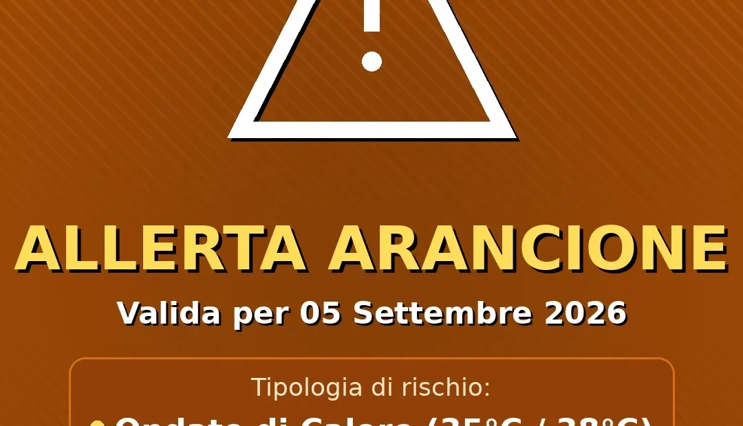 Anteprima di: Allerta Arancione per Ondate di Calore nel Salento: attese temperature fino a 35°C
