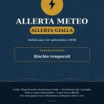 Anteprima di: Allerta Gialla per il Salento (Sabato 12 settembre): Temporali
