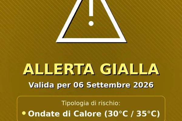 Allerta Gialla per Ondate di Calore nel Salento: attese temperature fino a 30°C
