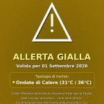 Anteprima di: Allerta Gialla per Ondate di Calore nel Salento: attese temperature fino a 31°C