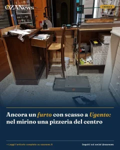 Anteprima di: Ancora un furto con scasso a Ugento: nel mirino una pizzeria del centro