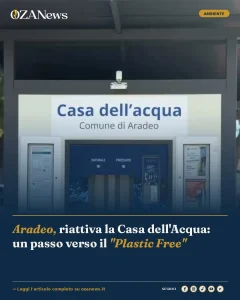 Aradeo, riattiva la Casa dell’Acqua: un passo verso il “Plastic Free”