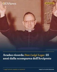Anteprima di: Aradeo ricorda Don Luigi Lega: 25 anni dalla scomparsa dell'Arciprete