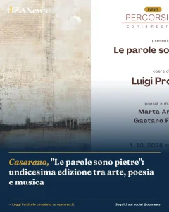 Casarano, "Le parole sono pietre": undicesima edizione tra arte, poesia e musica
