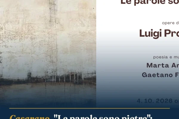 Casarano, “Le parole sono pietre”: undicesima edizione tra arte, poesia e musica