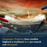 Anteprima di: Casarano, Prefetto vieta vendita biglietti a residenti Bari per match con Monopoli