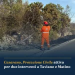 Anteprima di: Casarano, Protezione Civile attiva per due interventi a Taviano e Matino
