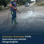 Anteprima di: Casarano, Protezione Civile interviene per criticità idrogeologiche