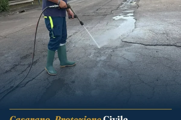 Casarano, Protezione Civile interviene per criticità idrogeologiche