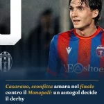 Anteprima di: Casarano, sconfitta amara nel finale contro il Monopoli: un autogol decide il derby