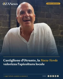 Castiglione d’Otranto, la Notte Verde valorizza l’apicoltura locale