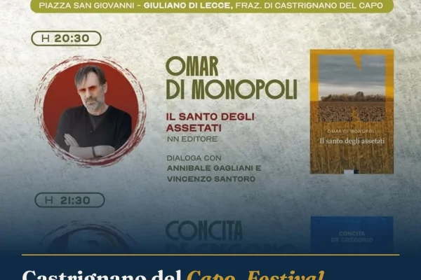 Castrignano del Capo, Festival Armonia OFF: Di Monopoli e De Gregorio a Giuliano