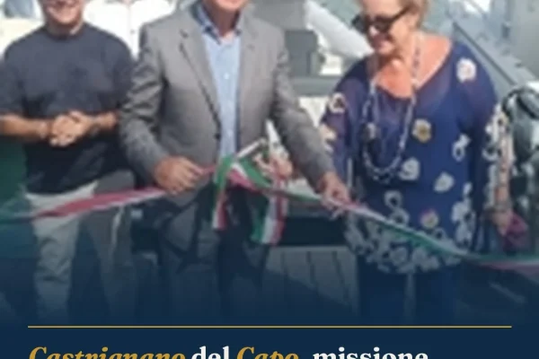Castrignano del Capo, missione “Demetra”: la nave confiscata porta aiuti in Albania