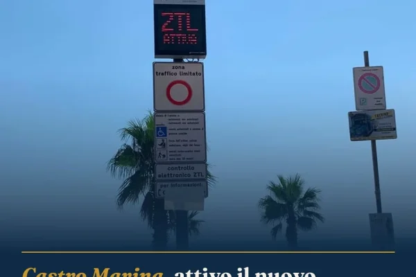 Castro Marina, attivo il nuovo sistema di controllo elettronico della ZTL