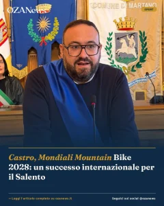 Anteprima di: Castro, Mondiali Mountain Bike 2028: un successo internazionale per il Salento