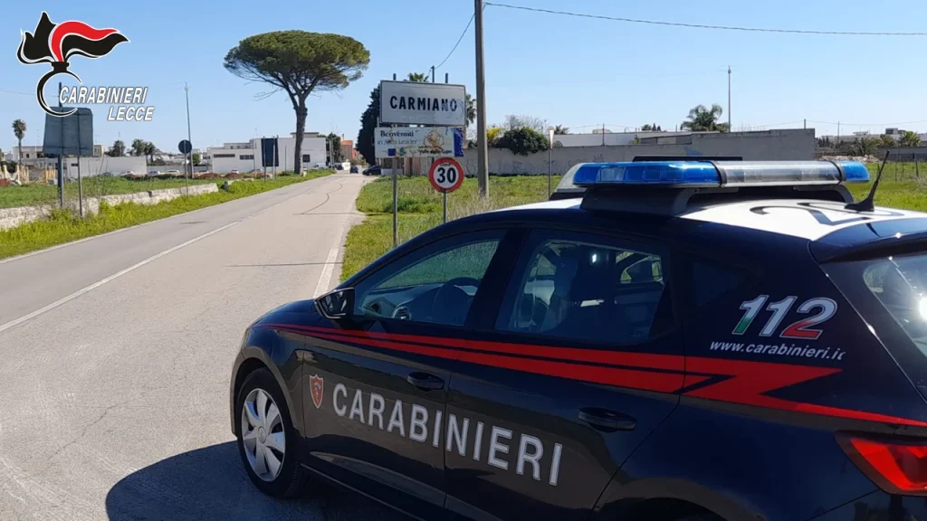 Dettaglio 1: Controlli Carabinieri nel Nord Salento: un arresto e tre denunce tra Squinzano e Carmiano