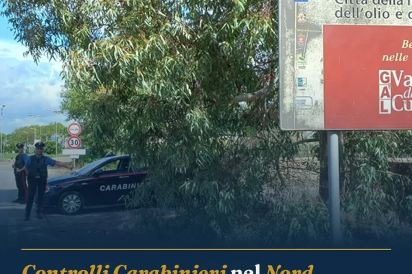 Controlli Carabinieri nel Nord Salento: un arresto e tre denunce tra Squinzano e Carmiano