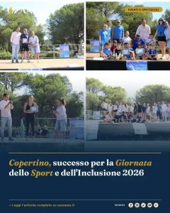 Anteprima di: Copertino, successo per la Giornata dello Sport e dell'Inclusione 2026