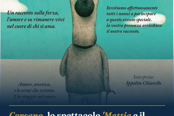 Corsano, lo spettacolo ‘Mattia e il nonno’ celebra la Festa dei Nonni