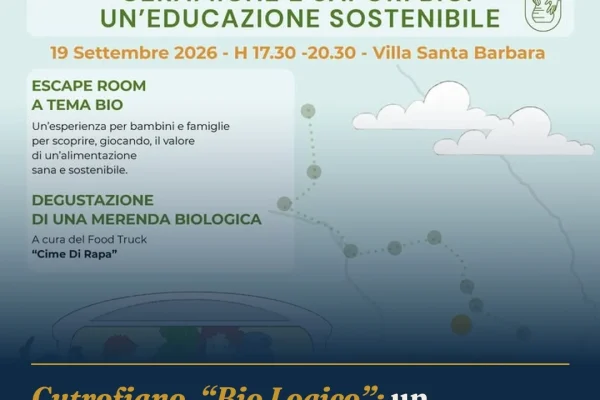 Cutrofiano, “Bio Logico”: un pomeriggio per famiglie e cibo sano