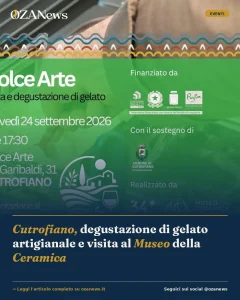 Cutrofiano, degustazione di gelato artigianale e visita al Museo della Ceramica