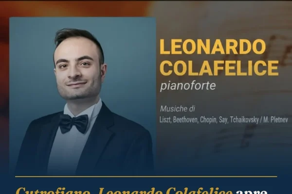 Cutrofiano, Leonardo Colafelice apre XXVI edizione “I Concerti del Chiostro”