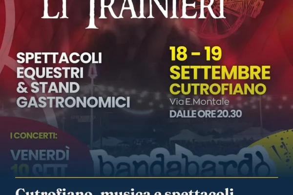 Cutrofiano, musica e spettacoli equestri con Bandabardò e Modena City Ramblers