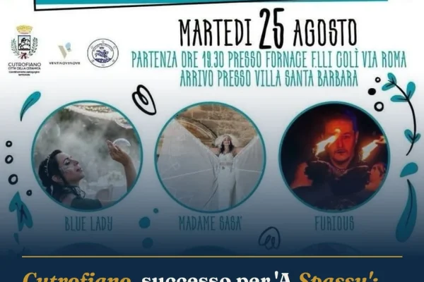 Cutrofiano, successo per ‘A Spassu’: viaggio tra i quattro elementi