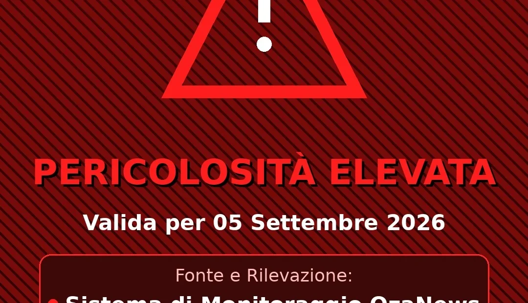 Foto di copertina: Emergenza Incendi Salento: Pericolosità Elevata — Rilevate 12 anomalie termiche nelle 24h - Basso Salento