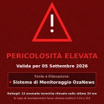 Foto di copertina: Emergenza Incendi Salento: Pericolosità Elevata — Rilevate 12 anomalie termiche nelle 24h - Basso Salento