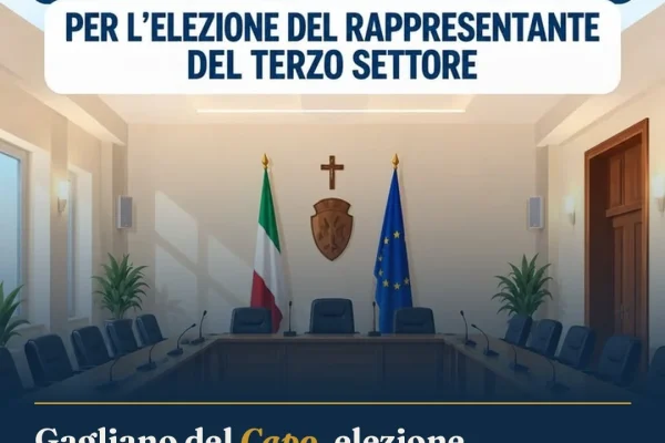 Gagliano del Capo, elezione rappresentante Terzo Settore l’8 settembre