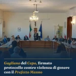 Anteprima di: Gagliano del Capo, firmato protocollo contro violenza di genere con il Prefetto Manno