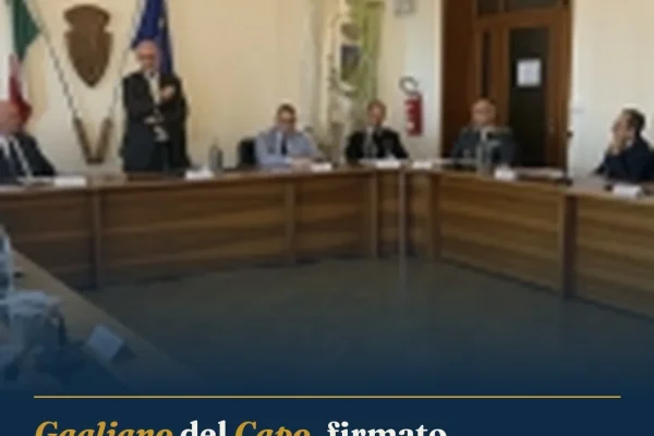 Gagliano del Capo, firmato protocollo contro violenza di genere. Rete coinvolge 14 Comuni