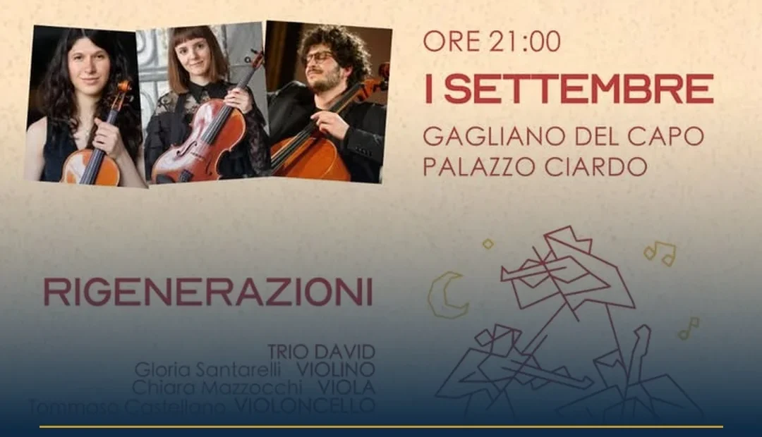 Anteprima di: Gagliano del Capo, il Festival di Leuca presenta "Rigenerazioni" a Palazzo Ciardo