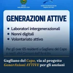 Anteprima di: Gagliano del Capo, via al progetto GenerAzioni ATTIVE per gli anziani
