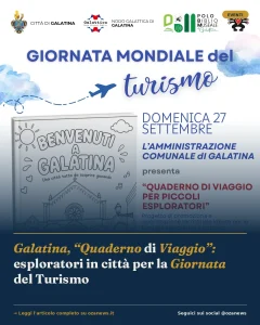 Galatina, “Quaderno di Viaggio”: esploratori in città per la Giornata del Turismo