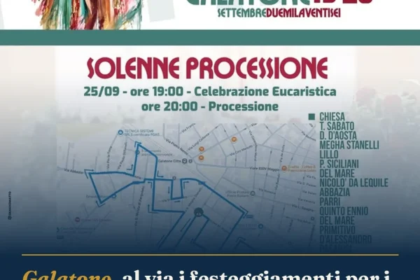Galatone, al via i festeggiamenti per i Santi Cosma e Damiano: il programma completo