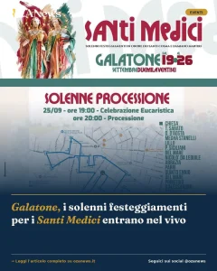 Galatone, i solenni festeggiamenti per i Santi Medici entrano nel vivo