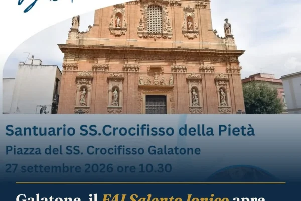 Galatone, il FAI Salento Ionico apre le Chiese e le Sacrestie