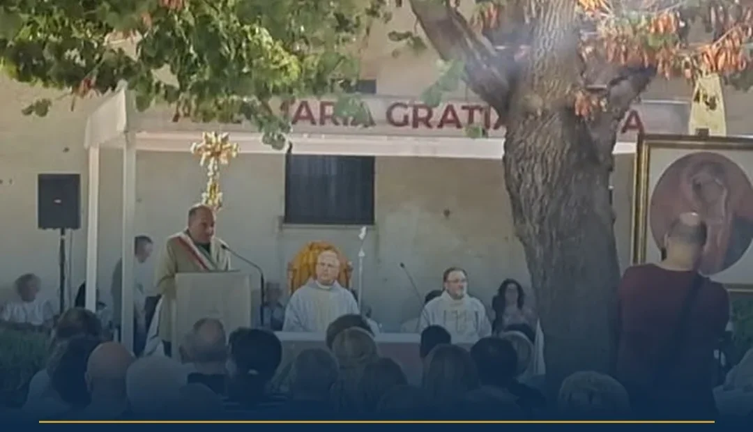Anteprima di: Galatone, pellegrinaggio diocesano unisce i santuari del Crocifisso e della Madonna della Grazia