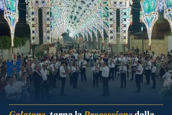 Galatone, torna la Processione della Madonna della Grazia dopo sei anni