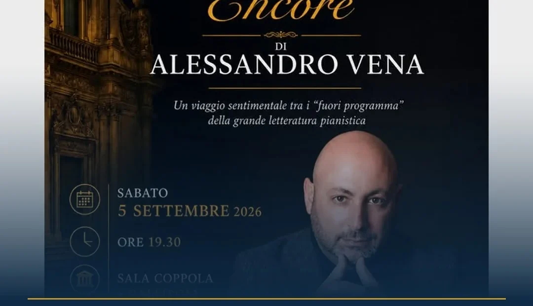 Anteprima di: Gallipoli, recital pianistico di Alessandro Vena per il Festival Terra tra Due Mari