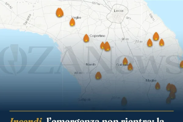 Incendi, l’emergenza non rientra: la Puglia deve ripensare il sistema della prevenzione
