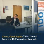Anteprima di: Lecce, Arpal Puglia: 351 offerte di lavoro nel 36° report settimanale