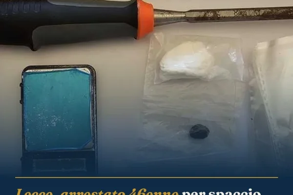 Lecce, arrestato 46enne per spaccio di droga: tentava di disfarsi della cocaina