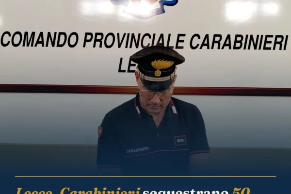 Lecce, Carabinieri sequestrano 50 grammi di eroina e arrestano 52enne
