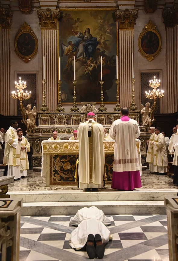 Dettaglio 1: Lecce, Enrico De Leo presbitero: prima ordinazione di Panzetta in diocesi