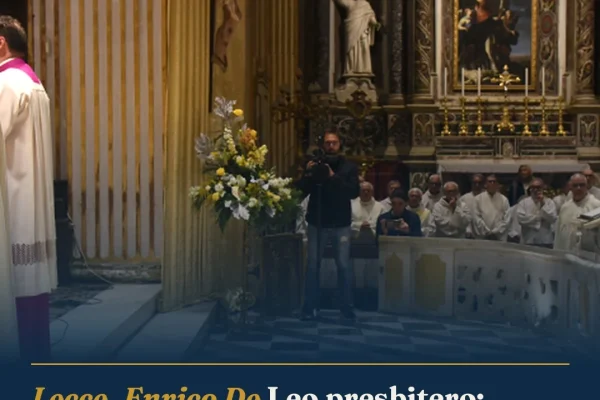 Lecce, Enrico De Leo presbitero: prima ordinazione di Panzetta in diocesi