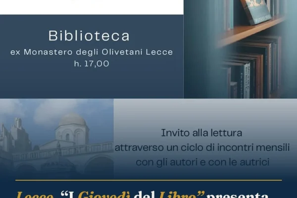 Lecce, “I Giovedì del Libro” presenta “Guerre nel Regno” al Monastero degli Olivetani