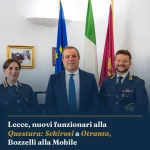 Anteprima di: Lecce, nuovi funzionari alla Questura: Schirosi a Otranto, Bozzelli alla Mobile